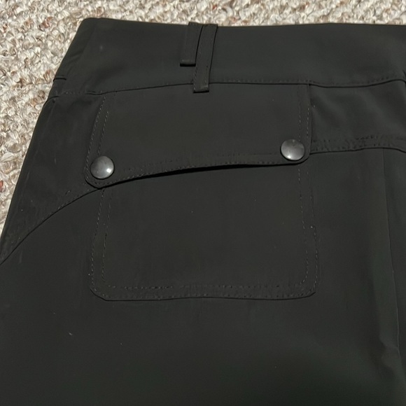 Friponne Paris Black Mini Skirt Stretch Size Small Medium France Size 36 - Picture 3 of 5